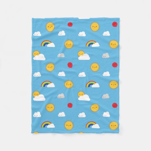 Couverture Polaire Skies de Kawaii (Devant)