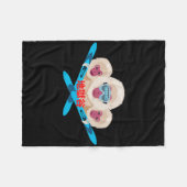 Couverture Polaire Skieur de Nagano (Devant (Horizontal))