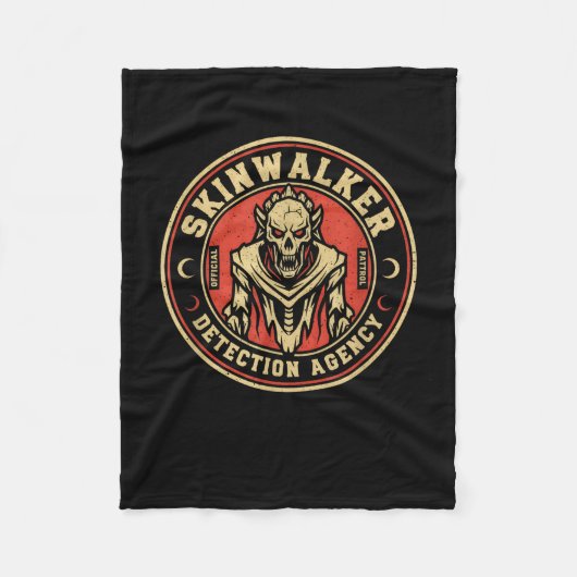 Couverture Polaire Skinwalker Detection Agency Funny Cryptid Skinwalk (Devant)