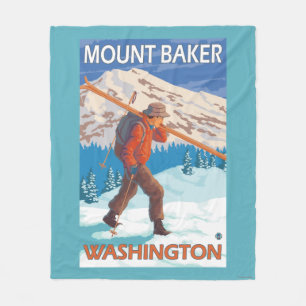 Couverture Polaire Skis de transport de neige de skieur - Baker de