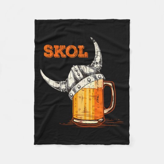Couverture Polaire Skol Nordic Viking Helmet Drinking Gl (Devant)