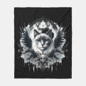 Couverture Polaire Skull and Cat (Devant)