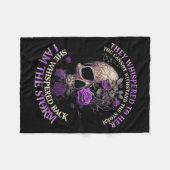 Couverture Polaire Skull They Whispered To Her You Can't With Stand T (Devant (Horizontal))