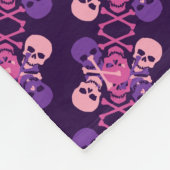 Couverture Polaire Skulls et Crossbones (Coin)