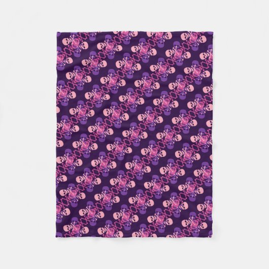 Couverture Polaire Skulls et Crossbones (Devant)