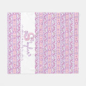 Couverture Polaire Skylar nom personnalisé signifiant lettre s monogr (Devant (Horizontal))
