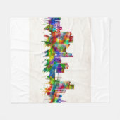 Couverture Polaire Skyline Toledo Ohio (Devant (Horizontal))