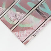 Couverture Polaire Skyline urbain peint en Spray (Coin)