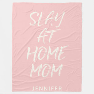 Couverture Polaire Slay At Home Maman Personnalisé