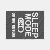 Couverture Polaire Sleep Mode On Please Don't Disturb I'm Sleeng I Lo (Devant (Horizontal))