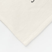 Couverture Polaire Sleeping Bear and Moon Birth Stats Baby Blanket (Coin)