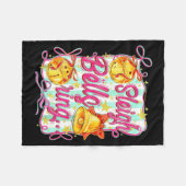 Couverture Polaire Sleigh Bells Ring Christmas Design For Girls  (Devant (Horizontal))