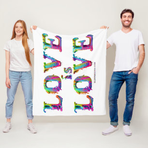 Couverture Polaire SlipperyJoe amour est l'amour goutte à goutte de f