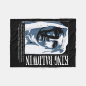 Couverture Polaire Sliver Mask King Baldwin Iv Meme The Leper King Wa (Devant (Horizontal))