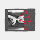 Couverture Polaire Slogan Figure Graphic If You Don't Pay My Bills Wo (Devant (Horizontal))