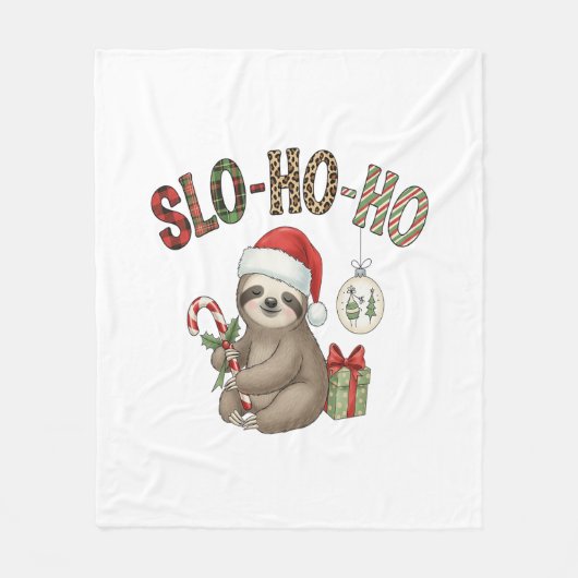 Couverture Polaire Sloth Design (Devant)