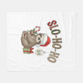 Couverture Polaire Sloth Design (Devant (Horizontal))