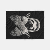 Couverture Polaire Sloth Funny Costume Gift For Lazy S  (Devant (Horizontal))