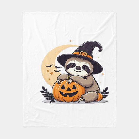 Couverture Polaire Sloth Halloween Motif Cute Classic T-Shirt (Devant)