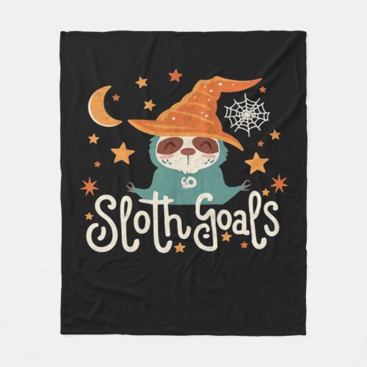 Couverture Polaire Sloth Halloween Objectifs T-shirt classique (Devant)
