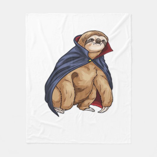 Couverture Polaire Sloth Halloween Vampire classique T-shirt (Devant)