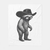 Couverture Polaire Sloth Howdy Sloth (Devant)