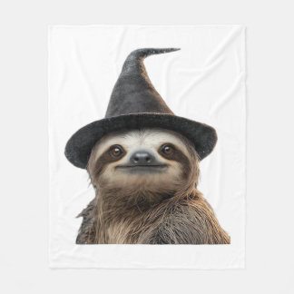 Couverture Polaire Sloth Wearing Halloween Witch Hat Classic T-Shirt