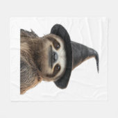 Couverture Polaire Sloth Wearing Halloween Witch Hat Classic T-Shirt (Devant (Horizontal))