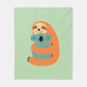 Couverture Polaire Sloth's Snuggle (Devant)