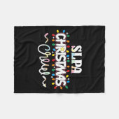 Couverture Polaire Slpa Christmas Crew Speech Pathology Istant Xma  (Devant (Horizontal))