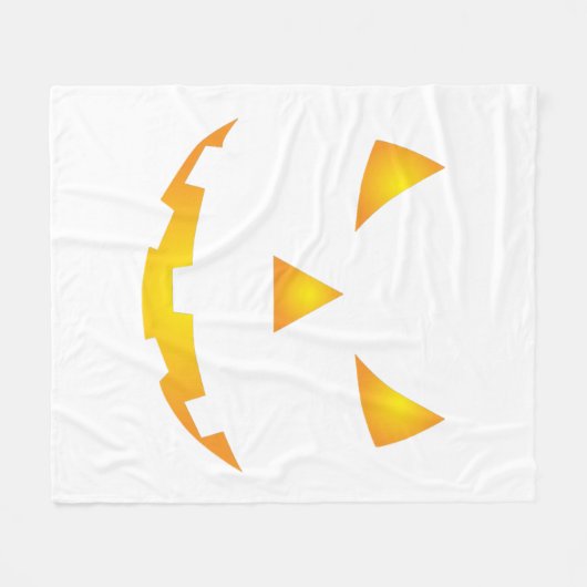 Couverture Polaire Smile de Halloween (Devant (Horizontal))