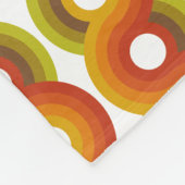 Couverture Polaire Smiley Vintage Retro Pattern No. 02 (Coin)