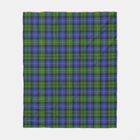 Couverture Polaire Smith Clan Scottish Tartan Plaid Motif (Devant)