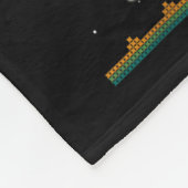 Couverture Polaire Smoking Cat Cigarette Meme Sarcasm Ugly Christmas (Coin)