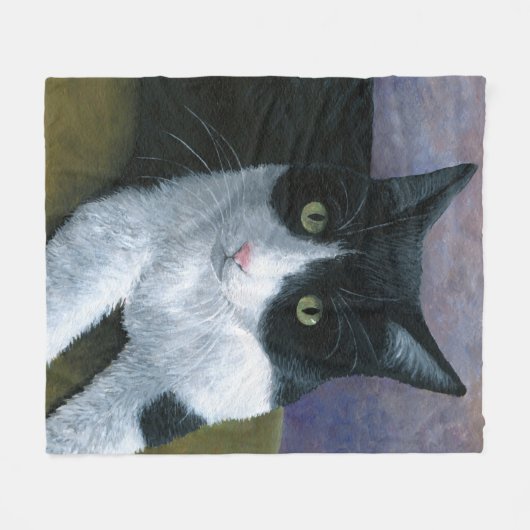 Couverture Polaire Smoking du chat 577 (Devant (Horizontal))