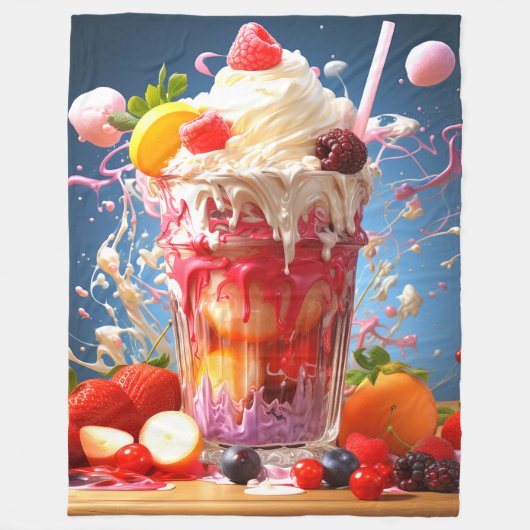 Couverture Polaire Smoothie (Devant)