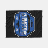 Couverture Polaire Smu Mustangs Acc Champs 2025 Men's Soccer _1  (Devant (Horizontal))