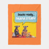 Couverture Polaire Snacks Ready, Drama Steady (Devant)