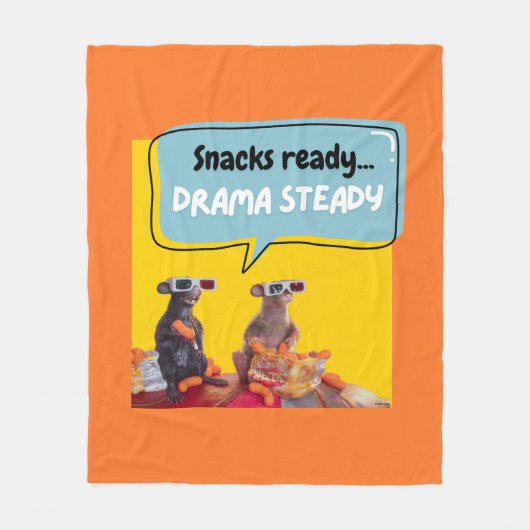 Couverture Polaire Snacks Ready, Drama Steady (Devant)