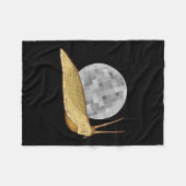 Couverture Polaire Snail Disco Ball Funny Crystal Shell Amoureux des (Devant (Horizontal))