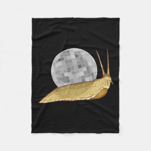 Couverture Polaire Snail Disco Ball Funny Crystal Shell Amoureux des 