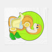 Couverture Polaire Snake with Glass of Lemon juice (Devant (Horizontal))