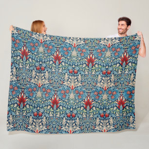 Couverture Polaire Snakeshead, William Morris