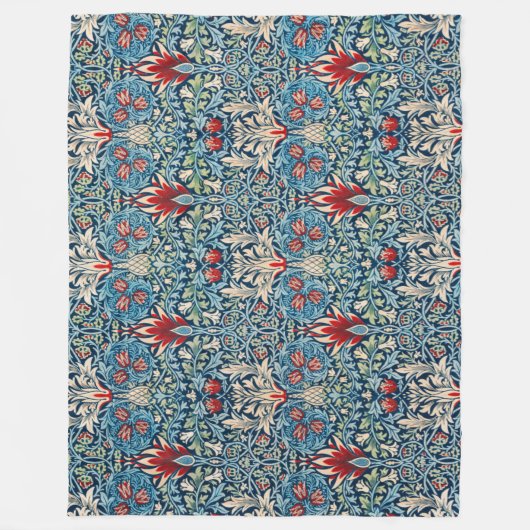 Couverture Polaire Snakeshead, William Morris (Devant)