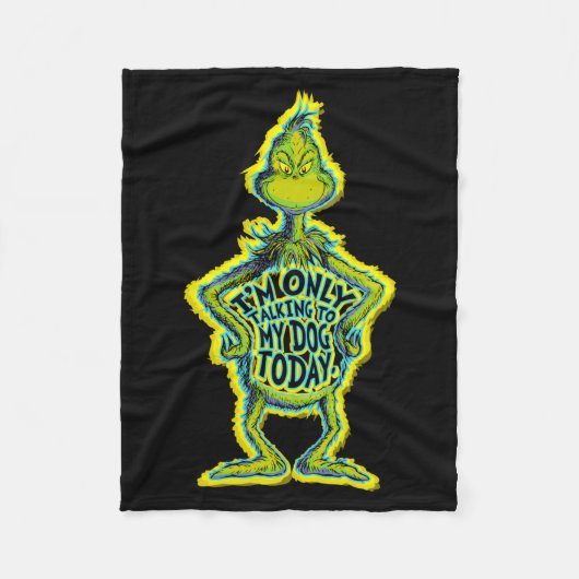 Couverture Polaire Snarky Funny Im Only Talking To My Dog T  (Devant)