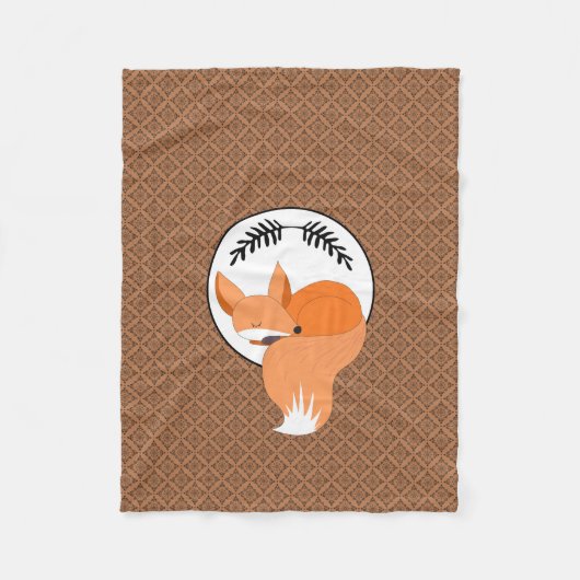 Couverture Polaire Snooing Woodland Fox Cosy (Devant)