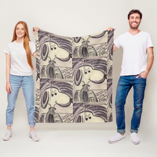 COUVERTURE POLAIRE #SNOOPY AKA #JOECOOL (En situation)