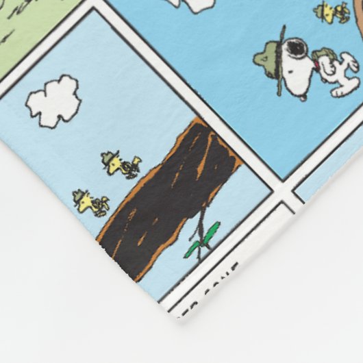 Couverture Polaire Snoopy & Friends | Go Camping (Coin)