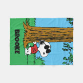 Couverture Polaire Snoopy "Joe Cool" debout (Devant (Horizontal))