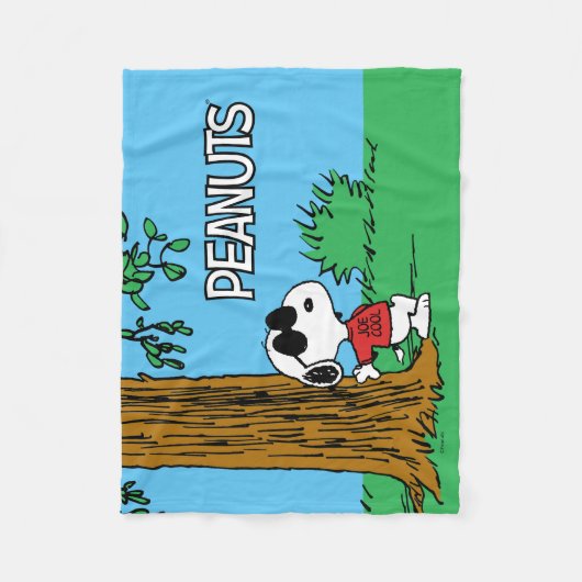 Couverture Polaire Snoopy "Joe Cool" Standing (Devant)